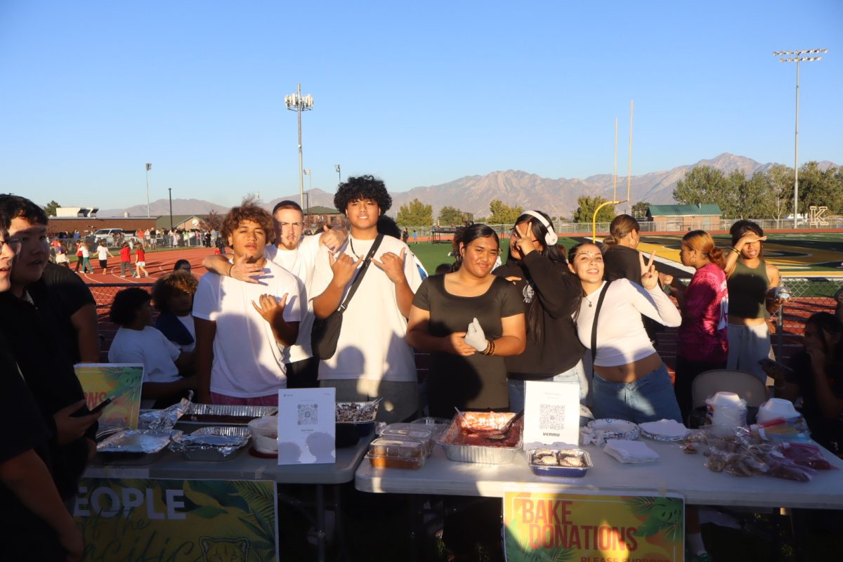 The People of Pacific Islands booth at Taste of Kearns.